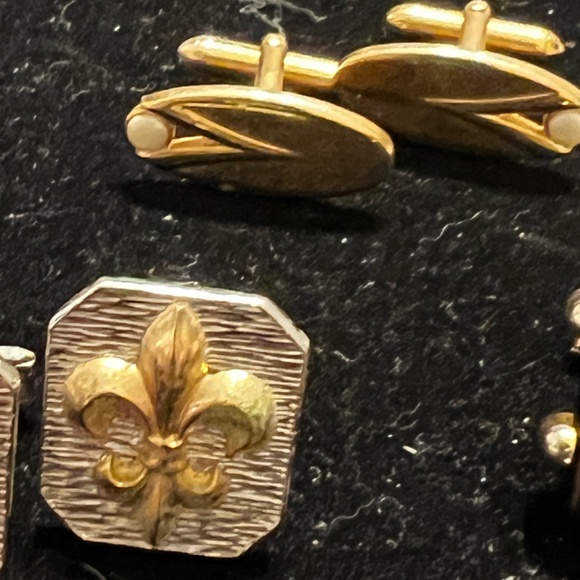Elegant Swank Cufflinks Collection - Vintage Men's Accessories - Picture 4 of 9